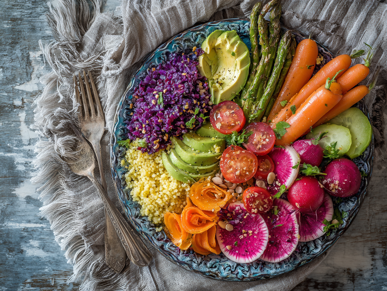 Mâncare sănătoasă și colorată