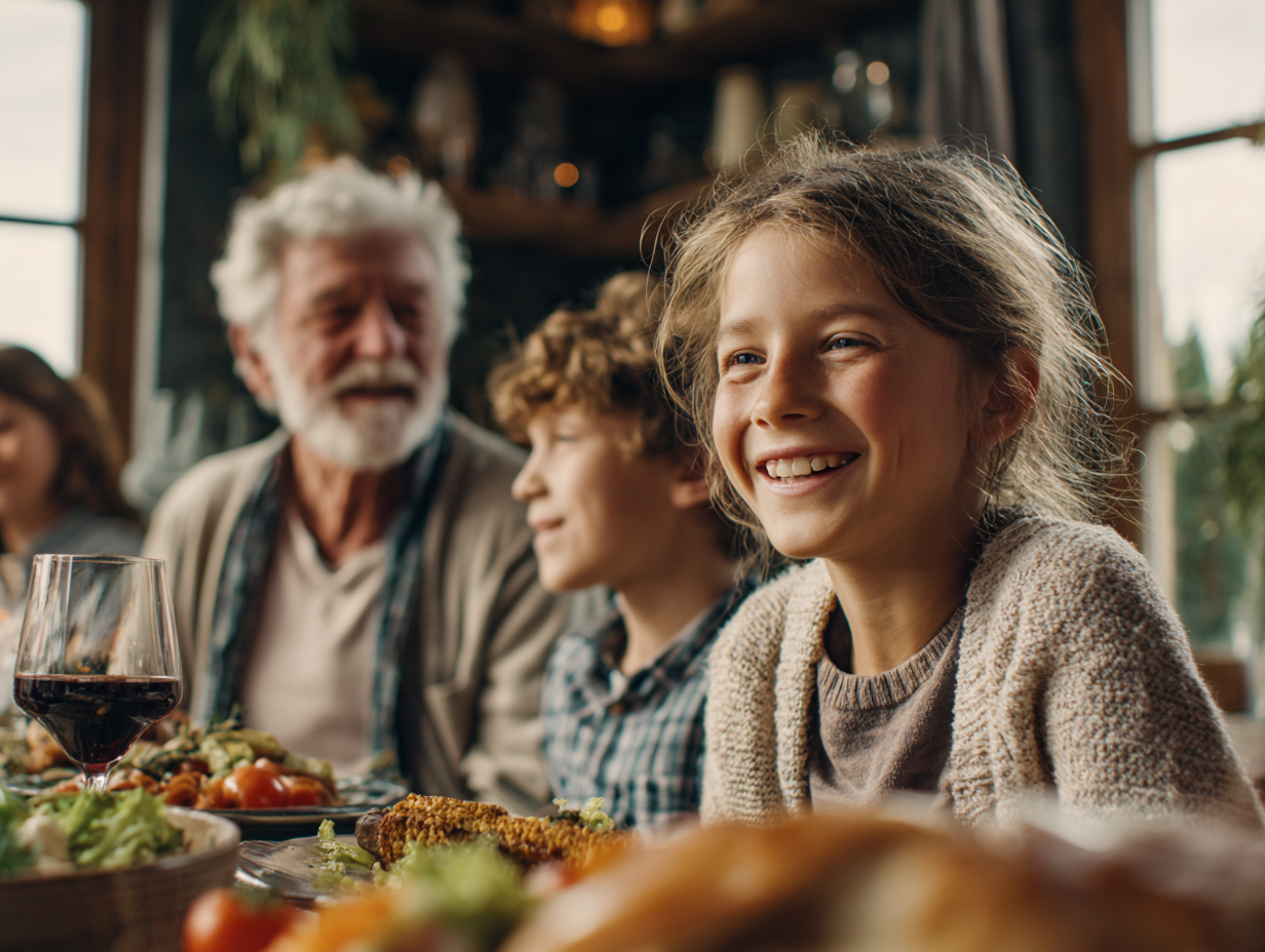 Familie pregătind mese echilibrate